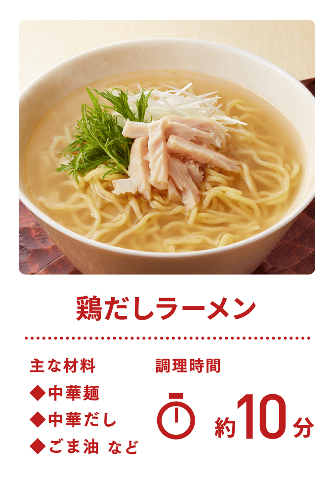 鶏だしラーメン